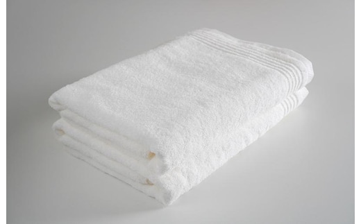シルキータッチ バスタオル ホワイト 2枚 G2054