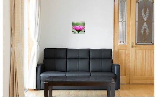 レザーフォトパネル 30cm×30cm【写真パネル オーダー 合成皮革製 手作業 インテリア】 010B164