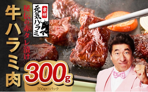 【お試し】牛ハラミ 300g【お試し 秘伝の赤タレ漬け 牛肉 焼肉用 焼くだけ はらみ 小分け BBQ やきにく 肉厚 高評価 訳あり サイズ不揃い】 010B1883