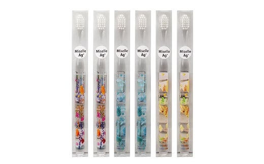 【日本製】歯ブラシ ミセルAg+ ハブラシ 6本セット 010B567