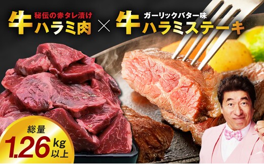 【総量1.26kg以上】ハラミ好きに贈る!ハラミだけの満足焼肉セット 015B561