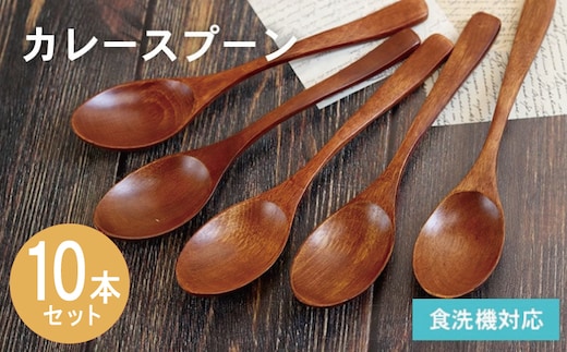 カレースプーン (ブラウン) 10本セット 015B667