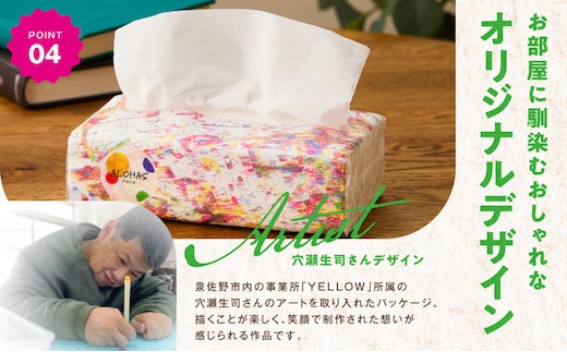 ソフトパックティッシュ 60パック×400枚 200組【ピュアパルプ100％ 高