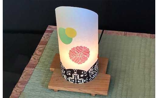 着物生地で作ったおしゃれな行灯（あんどん） おしゃれ玉 020C219
