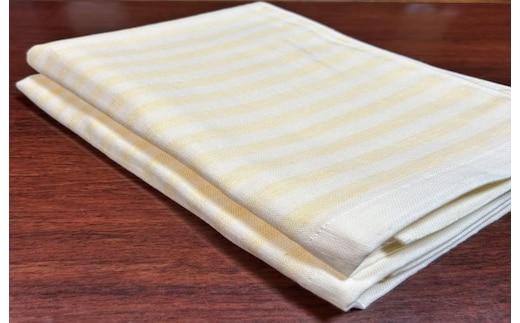 国内製造 ガーゼバスタオル 2枚（イエロー）薄手 60×120cm【泉州タオル 国産 吸水 普段使い シンプル 日用品】 099H1454