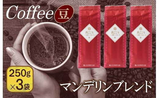 真ごころブレンド 250g×3袋／豆 099H1844