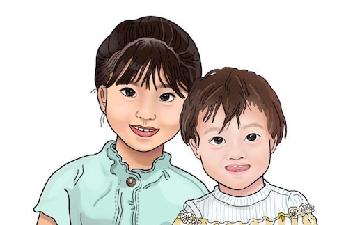 プレゼントにピッタリ！似顔絵アート 2名 099H2010