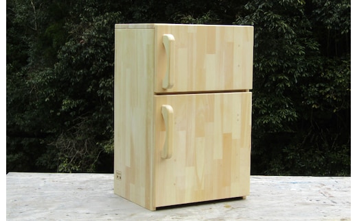 手作り木製 収納メインの中型冷蔵庫 099H2147