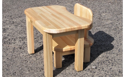 手作り木製 お子様用 机・いすセットVer.1 Sサイズ 099H2213