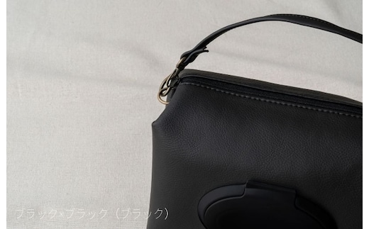 tontoオリジナルおむつポーチ（ブラック×ブラック） 099H2422