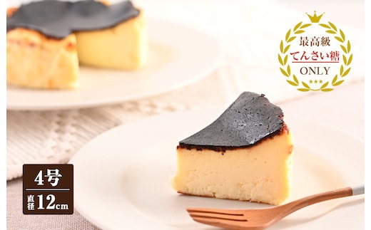 バスクチーズ （冷凍ケーキ）12cm×1台【洋菓子 スイーツ おやつ てんさい糖 冷凍ケーキ】 099H2830