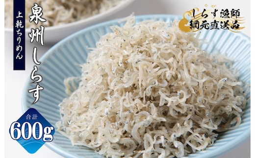 上乾ちりめんしらす 600g【小分け 100g×6P シラス しらす sirasu 海鮮 人気 おすすめ 産地直送】 G2183