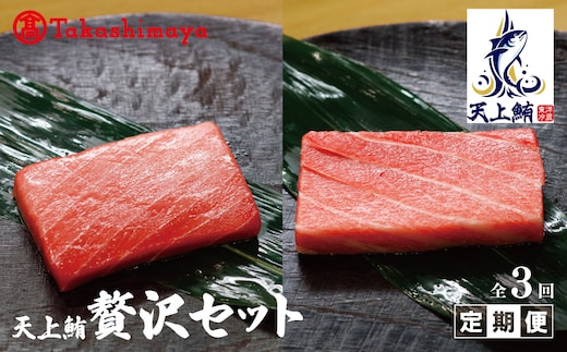 【高島屋選定品】<東洋冷蔵> 天上鮪 贅沢セット 定期便 全3回【毎月配送 刺身 海鮮丼 鮪 まぐろ マグロ 小分け】 099Z220