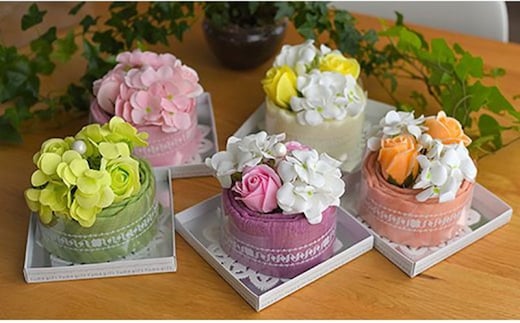 【スピード発送】泉州タオルケーキ フレグランスフラワー G1252