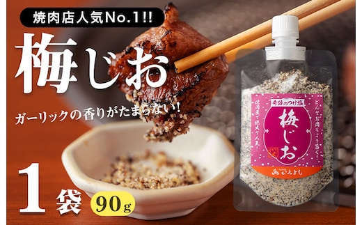 焼き肉専門店 梅じお ガーリック スパイス 90g×1袋 お試し W118