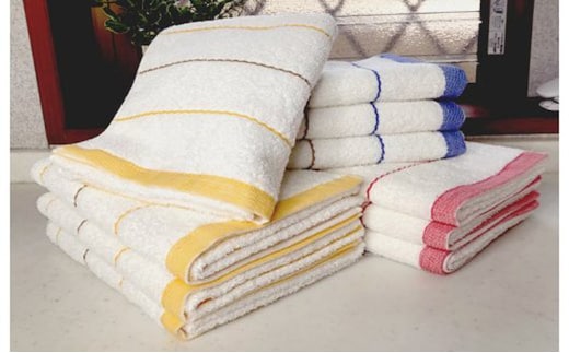 ボニー フェイスタオル（１０枚セット）【泉州タオル 国産 吸水 普段使い シンプル 日用品】 G3241