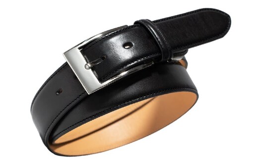 本革ビジネスベルト35mm幅 ブラック【革ベルト ベルト レザー ビジネス スーツ メンズ 仕事 ファッション 小物 日用品 雑貨】 G2824