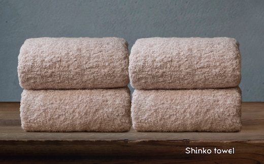 【TVで紹介！】おぅ！え～やん バスタオル（ローズ）4枚【泉州タオル 国産 吸水 普段使い 無地 シンプル 日用品 家族 ファミリー】 G3485
