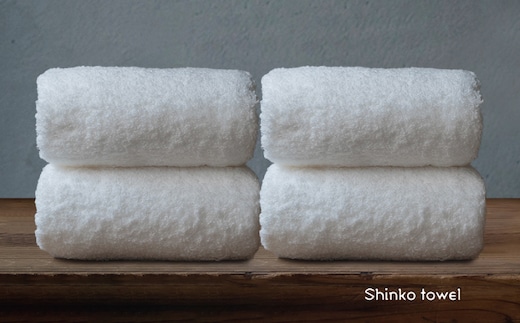 【TVで紹介！】おぅ！え～やん バスタオル（ホワイト）4枚【泉州タオル 国産 吸水 普段使い 無地 シンプル 日用品 家族 ファミリー】 G3487