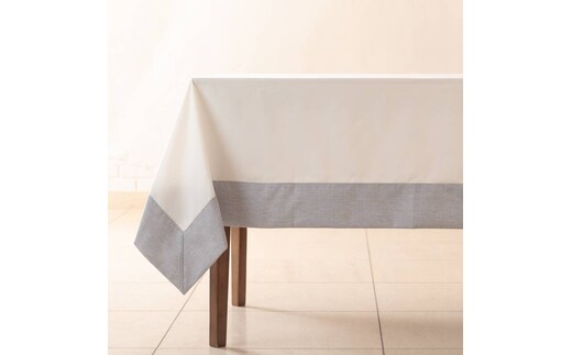 テーブルクロス Annalena planta／アナレーナ・プランタ スノーインディゴ wsg0006