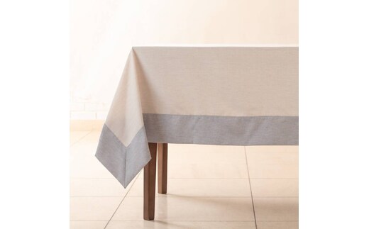 テーブルクロス Annalena planta／アナレーナ・プランタ サンドインディゴ wsg0008