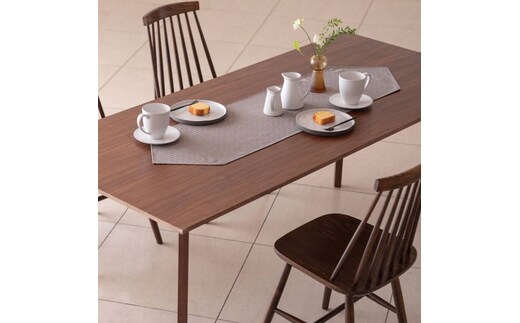 Calm Table runner with tassel／カルム テーブルランナー タッセルつき Sサイズ インディゴ wsg0032