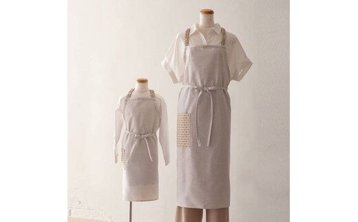 エプロン eterble life Calm parent?child Apron／エターブルライフ カルム 親子ペア サンド wsg0078