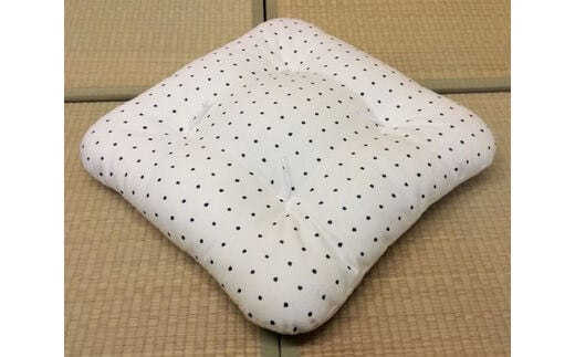 角丸小座布団 白 1枚 No.166