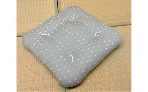 角丸小座布団 グレー 1枚 No.167