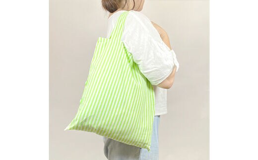 手作りエコバッグキット・蛍光グリーン No.287