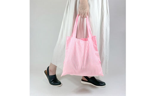 手作りエコバッグキット・蛍光ピンク No.288