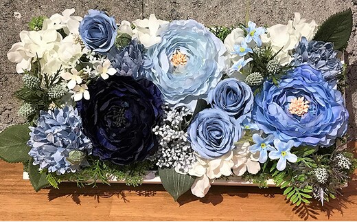 壁取付式ウォールガーデン ワイドフレーム 植物 インテリア 造花 