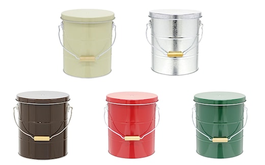 米びつ トタンの米びつ 5kg 渡辺金属工業 バケツ職人が作る オバケツ ライスストッカー キッチン キッチン用品 計量付き 米 お米 保存 保存容器 防虫 トタン バケツ 蓋付き 国産 米櫃 兵庫 兵庫県 姫路 姫路市赤