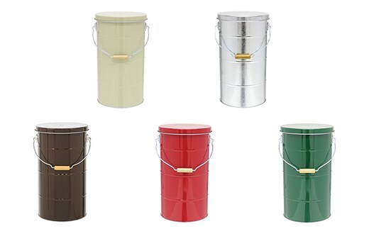 米びつ トタンの米びつ 10kg 渡辺金属工業 バケツ職人が作る オバケツ ライスストッカー キッチン キッチン用品 計量付き 米 お米 保存 保存容器 防虫 トタン バケツ 蓋付き 国産 米櫃 兵庫 兵庫県 姫路 姫路市赤