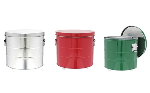 米びつ トタンの米びつ 20kg キャスター付 渡辺金属工業 バケツ職人が作る オバケツ ライスストッカー キッチン キッチン用品 計量付き 米 保存 保存容器 防虫 トタン 蓋付き 米櫃 兵庫 兵庫県 姫路 姫路市 お届け：2025年2月以降順次発送予定緑