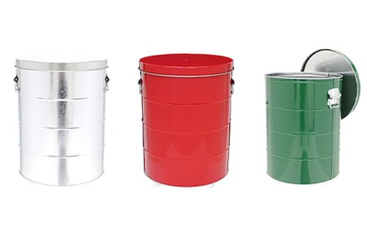 米びつ トタンの米びつ 30kg キャスター付 渡辺金属工業 バケツ職人が作る オバケツ ライスストッカー キッチン キッチン用品 計量付き 米 保存 保存容器 防虫 トタン 蓋付き 米櫃 兵庫 兵庫県 姫路 姫路市 お届け：2025年2月以降順次発送予定シルバー