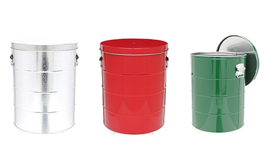 米びつ トタンの米びつ 30kg キャスター付 渡辺金属工業 バケツ職人が作る オバケツ ライスストッカー キッチン キッチン用品 計量付き 米 保存 保存容器 防虫 トタン 蓋付き 米櫃 兵庫 兵庫県 姫路 姫路市 お届け：2025年2月以降順次発送予定緑