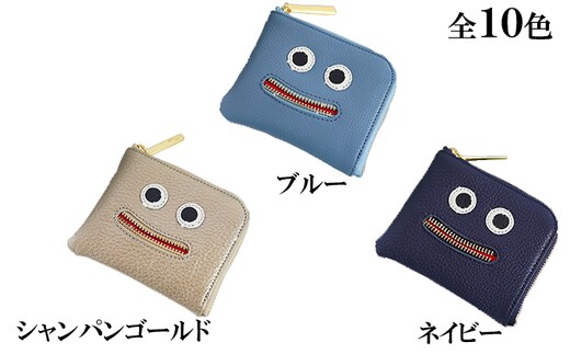 思わず笑顔になってしまうニッコリL字ミニ財布/コンパクト ファッション小物 キャラクター トープ