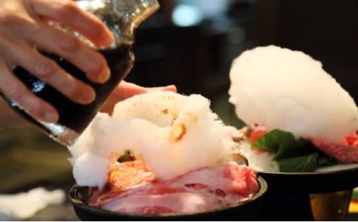 灘菊「元祖綿菓子牛鍋 前蔵」ペアお食事券 チケット 