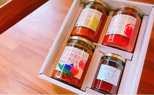 【ギフトに】パスタソース＆ジャムの詰合せセット イチゴ 苺 ストロベリー 