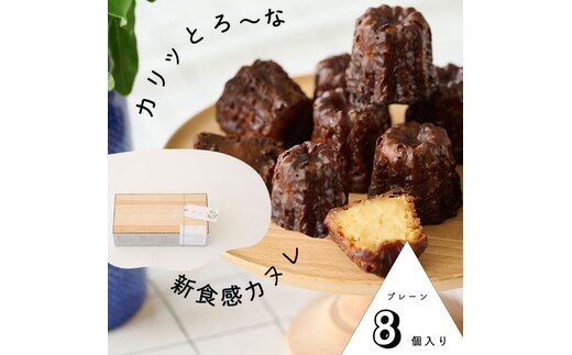 【カリッとろ～な新食感 カヌレ】セトレのカヌレ「プレーン」8個入り SETRE Canele お祝 お礼 内祝に人気の洋菓子ギフト 焼菓子 常温発送 誕生日プレゼント お取り寄せスイーツ お菓子 おやつ ティータイム 