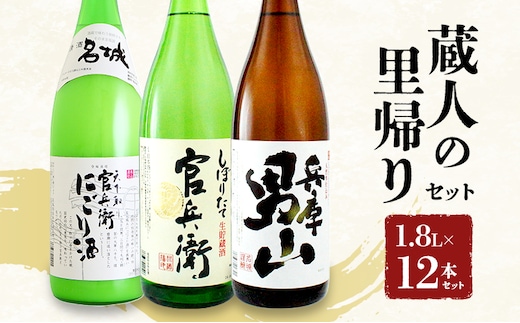 蔵人の里帰りセット1.8L×12本