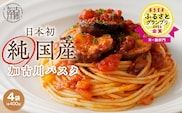 【14営業日以内に発送】加古川パスタ400g×4袋セット 《 国産 小分け 小麦 麺 セトデュール デュラムセモリナ 保存食 パスタ スパゲッティ スパゲティ セット 》【046005J010】