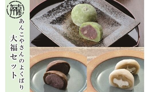 【老舗の味】あんこやさんのよくばり「大福セット」【2401H05918】