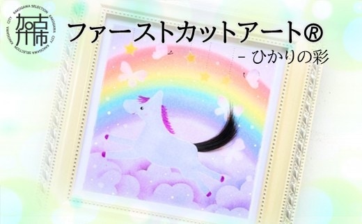 ファーストカットアート? - ひかりの彩《 ファーストカット 赤ちゃん 髪の毛 記念品 記念 ギフト 贈り物 プレゼント 贈物 出産祝い 》【120001N000_02】