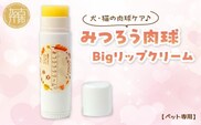 【ペット専用】みつろう肉球クリーム Bigリップクリーム 《 ペットグッズ 犬 ケア みつろう リップクリーム クリーム ホホバオイル 》【2400N13310】