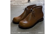 【リッチブラウン】Chukka Boots DECO ハンドソーン製法タイプ＜ハーフソールラバー加工なし＞《 ブーツ 靴 革靴 牛革 レザー 》【2536N08008_02】