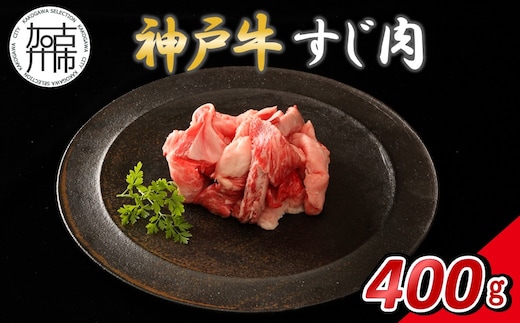 【14営業日以内に発送】神戸牛すじ肉 400g(200g×2)《 肉 牛肉 神戸牛 すじ肉 400g 冷凍 》【2500A16901】