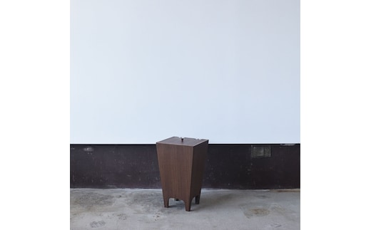 ダストボックス ウォールナット Sサイズ ゴミ箱 ごみ箱 家具 木製 デザイン オリジナル 兵庫県 小野市