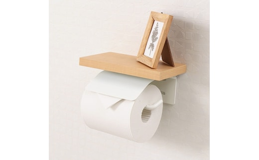トイレットペーパーホルダー 1連 Blan（ブラン）インテリア 家具 トイレ ホルダー 新居 収納 飾り棚 おしゃれ ホテルライクブラック